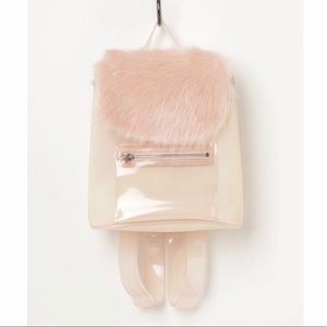 UNIF Glitz Pink Mini Backpack